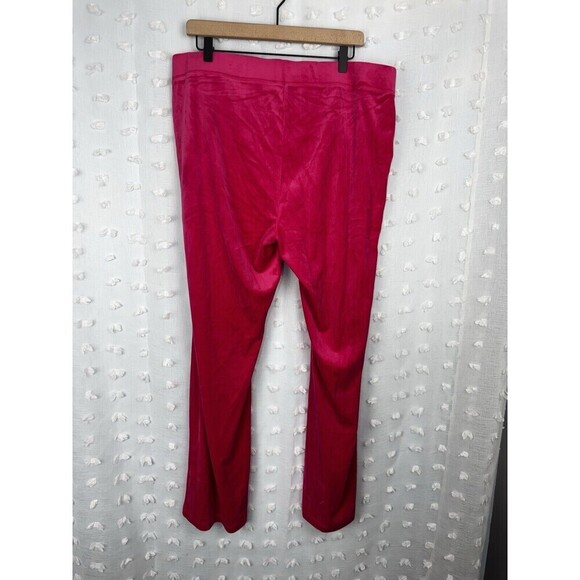 Juicy Couture Womens Pink Sweatpants Velour Size XXL Bootcut Pull On Pants - Picture 6 of 6